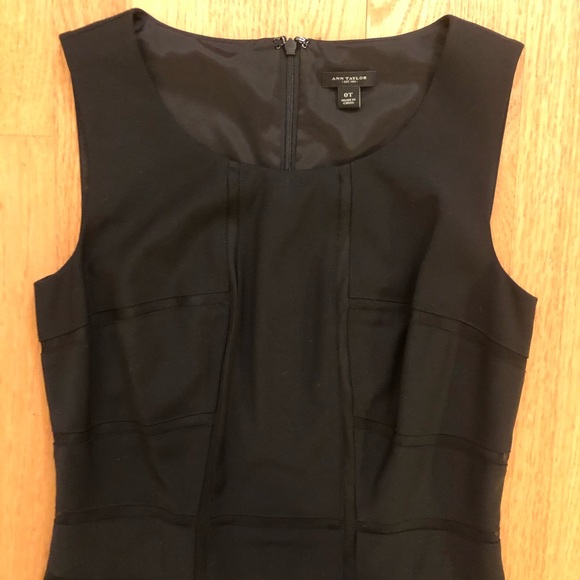 NWOT Ann Taylor Black Sleeveless Dress - Picture 2 of 6